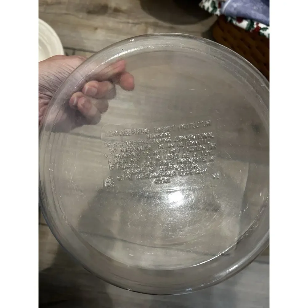 Longaberger Darning Basket Protector 9